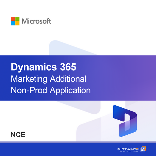 Dynamics 365 Marketing Dodatočná neprodukčná aplikácia (NCE)