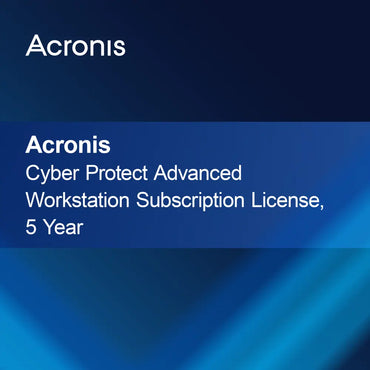 Licencia predplatného Acronis Cyber Protect Advanced Workstation, 5 rokov