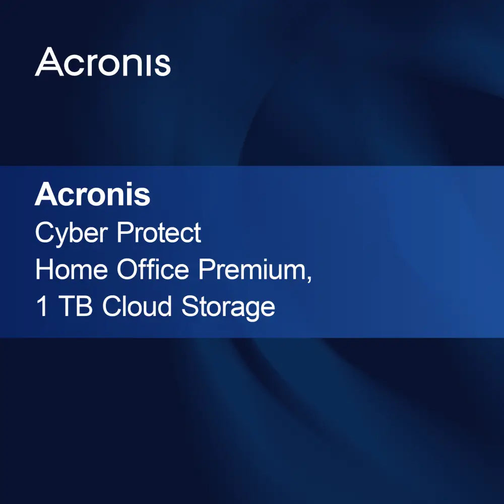 Acronis Cyber Protect Home Office Premium, 1 TB cloudové úložisko