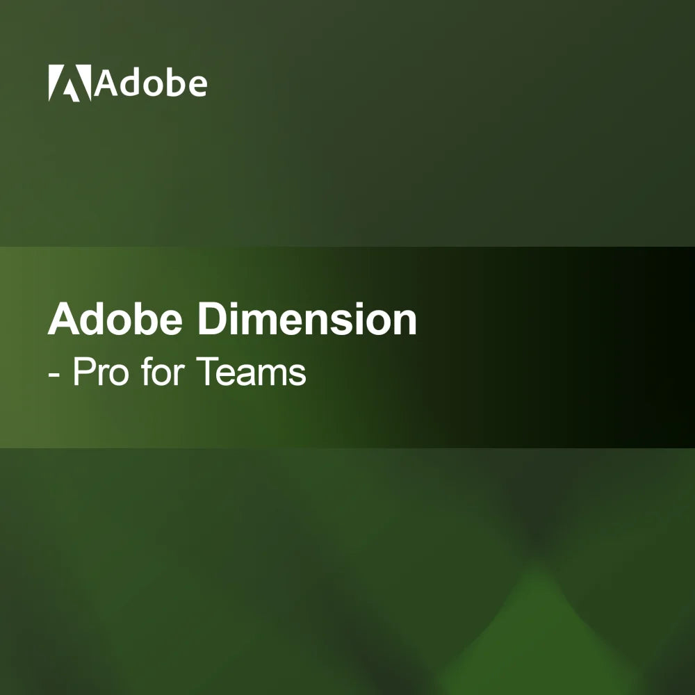 Adobe Dimension – Pro pre tímy
