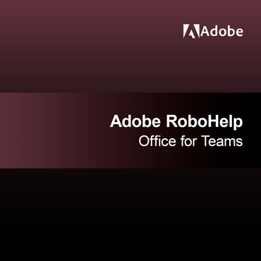 Adobe RoboHelp Office pre tímy