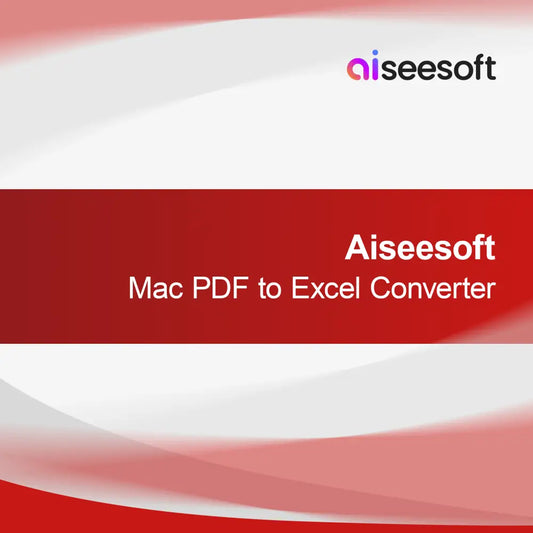 Aiseesoft Mac PDF do Excel konvertor