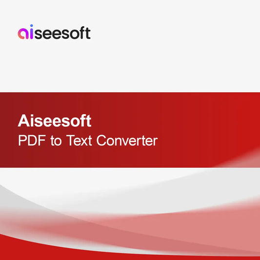 Aiseesoft PDF na textový konvertor