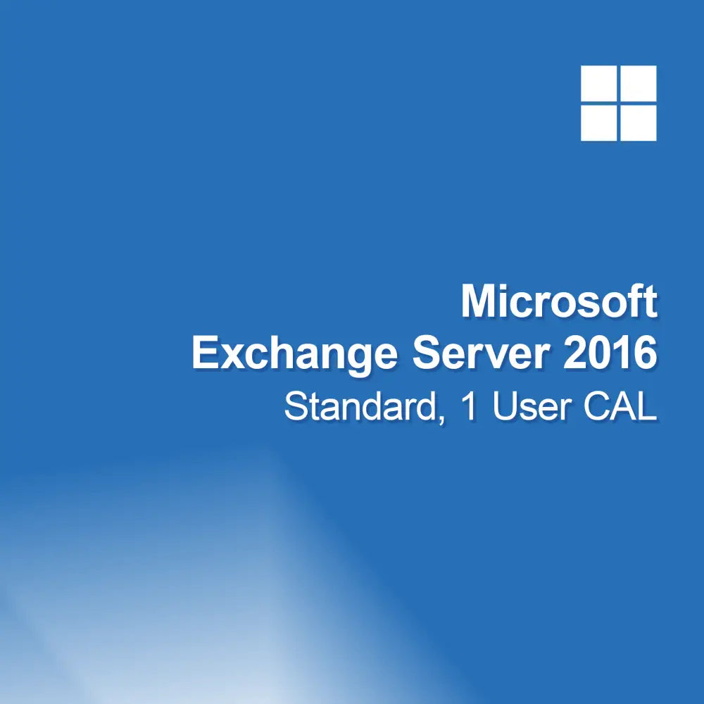 Microsoft Exchange Server 2016 Standard, 1 používateľská CAL licencia