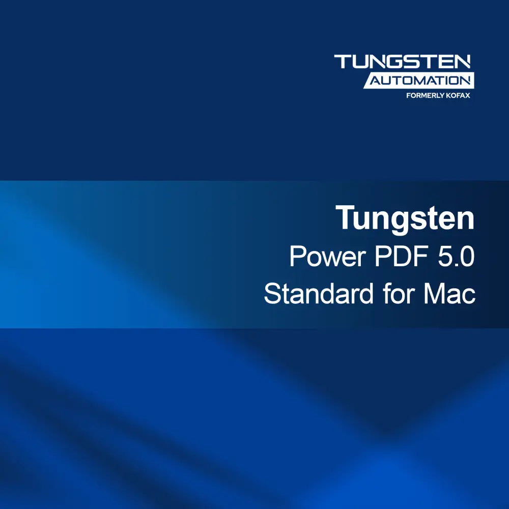 Tungsten Power PDF 5.0 Standard pre Mac