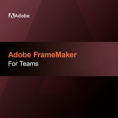 Adobe FrameMaker pre tímy
