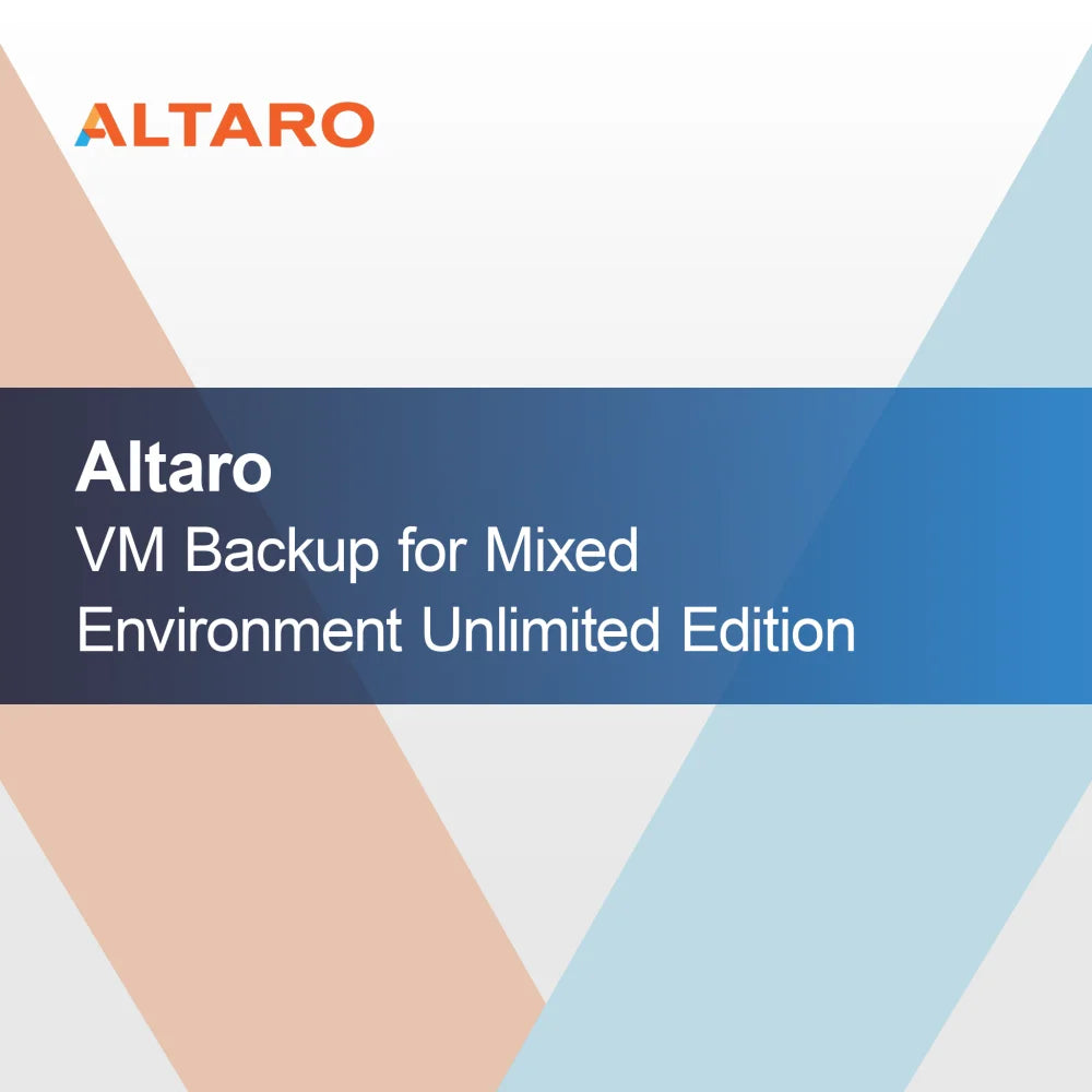 Altaro VM Backup pre zmiešané prostredie Neobmedzené vydanie