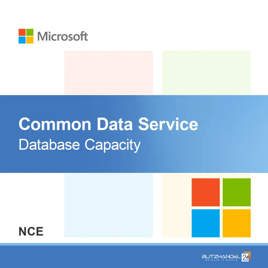 Kapacita databázy Common Data Service (NCE)