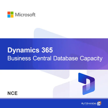 Kapacita databázy Dynamics 365 Business Central (NCE)
