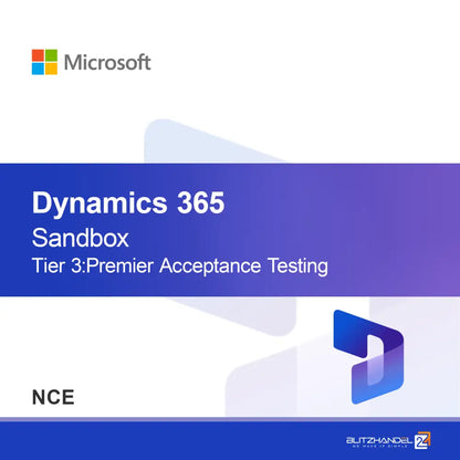 Dynamics 365 Operations - Sandbox Úroveň 3: Premier Akceptačné testovanie