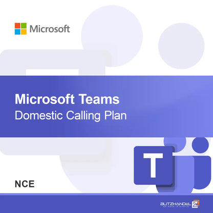 Microsoft Teams Domáci volací plán (NCE)