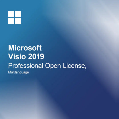 Microsoft Visio 2019 Professional Open License, viacjazyčný