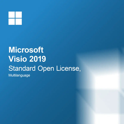 Microsoft Visio 2019 Standard, Otvorená licencia, viacjazyčný