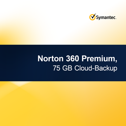 Norton 360 Premium, 75 GB cloudové zálohovanie