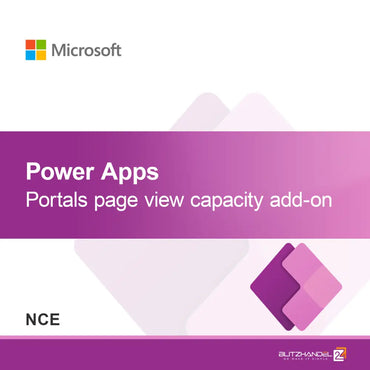 Doplnok kapacity zobrazenia stránok Power Apps Portals (NCE)