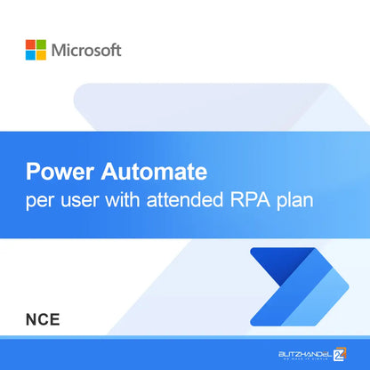 Power Automate na používateľa s plánom asistovanej RPA (NCE)