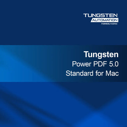 Tungsten Power PDF 5.0 Standard pre Mac